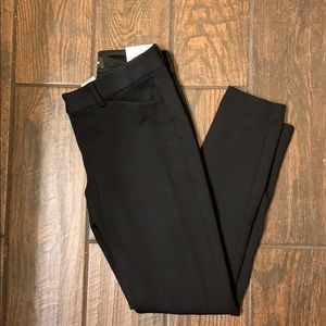 Express skinny black stretch mid rise pants